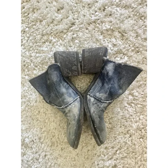 Marco Delli Sandra Mule Western Denim Boots 36 - Picture 6 of 7